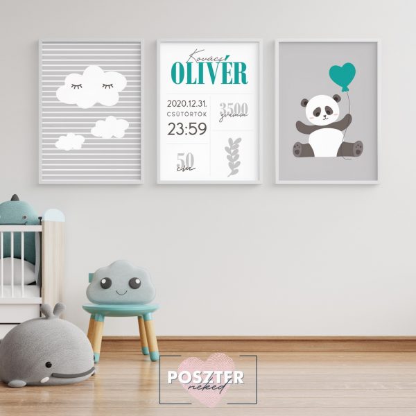 Interior mockup, kids room, wall frame mockup.3d rendering